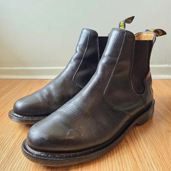Dr. Martens Men's Victor New Nova Black Boho Chelsea Casual Ankle Boots Size 10 - Picture 14 of 16